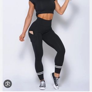 Bombshell Perform Sock Leggings- small